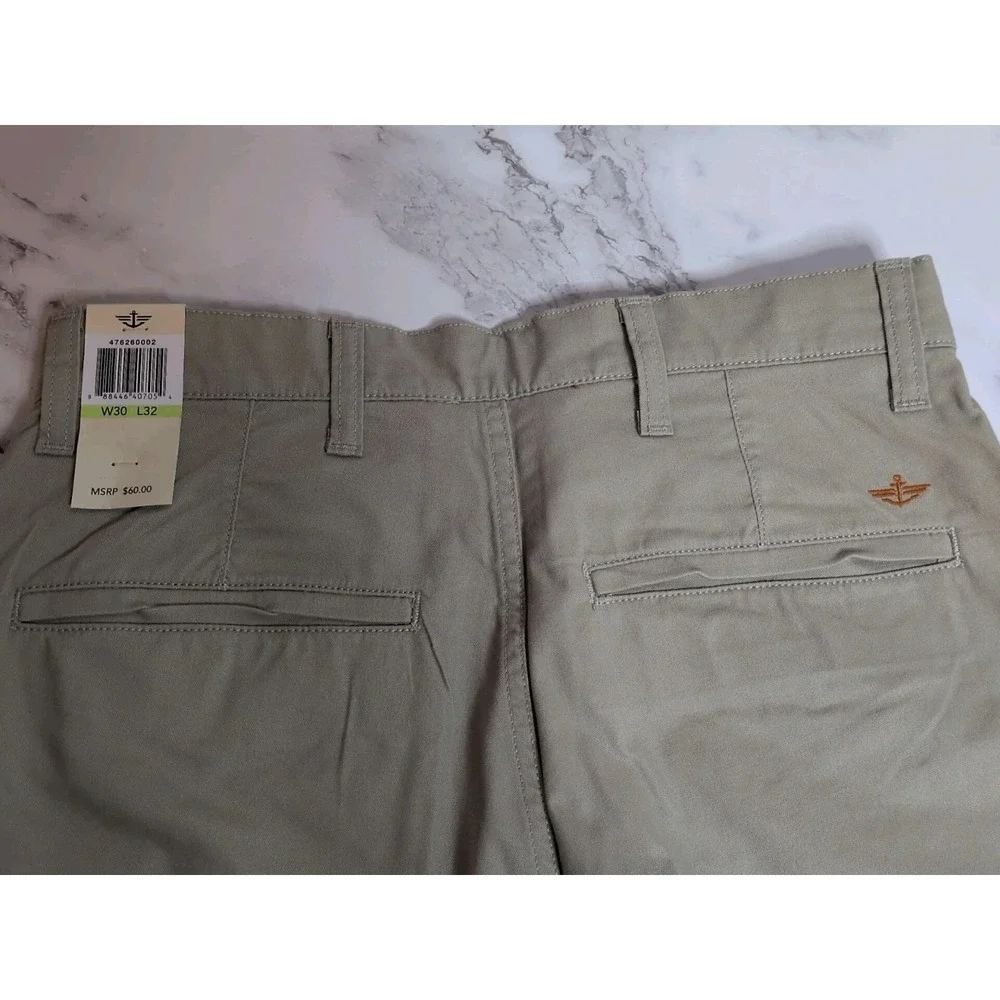 Dockers Men's Go Airweave‎ 5-Pockets Straight Fit Pants  Khaki 30x32 New